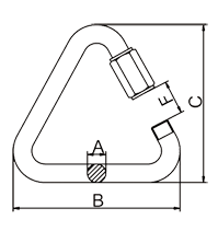 三角形快速接環(huán)標(biāo)注